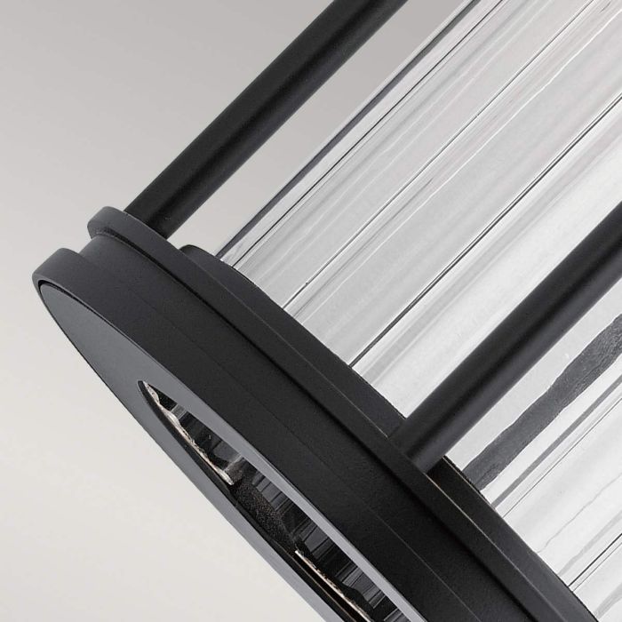 Barras 1 Light Small Wall Lantern - Black