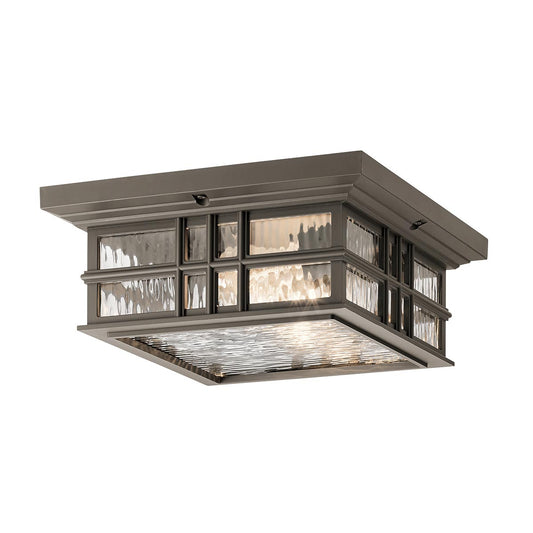 Beacon Square 2 Light Flush Mount – Olde Bronze