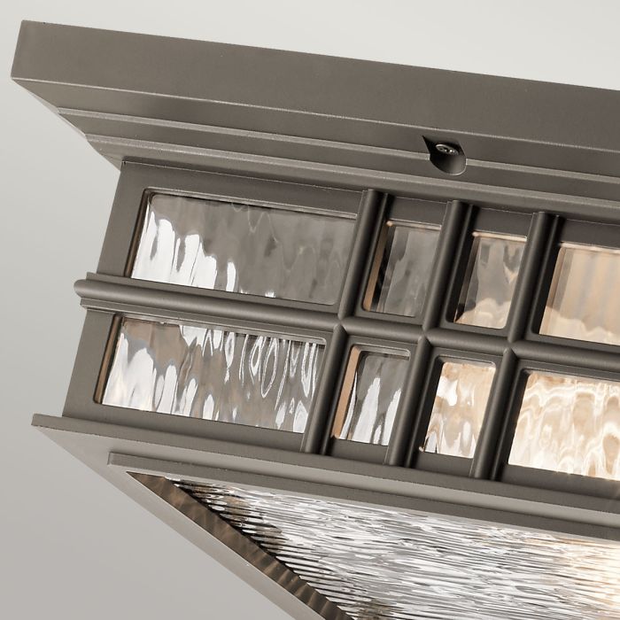 Beacon Square 2 Light Flush - Olde Bronze
