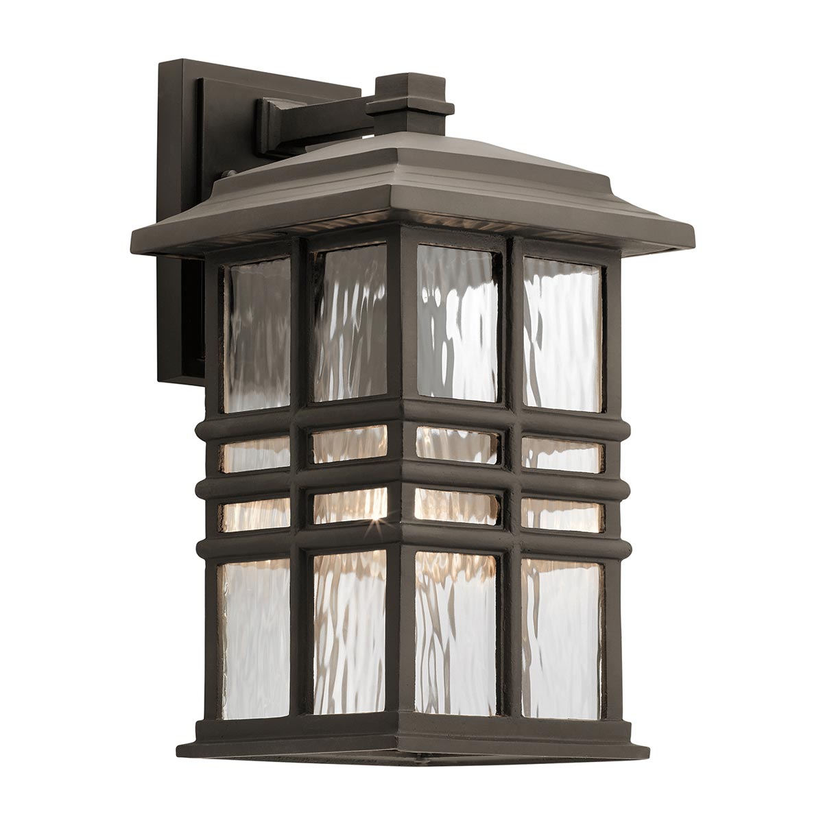 Beacon Square 1 Light Medium Wall Lantern – Olde Bronze