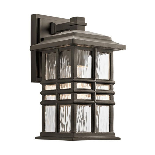 Beacon Square 1 Light Small Wall Lantern - Olde Bronze