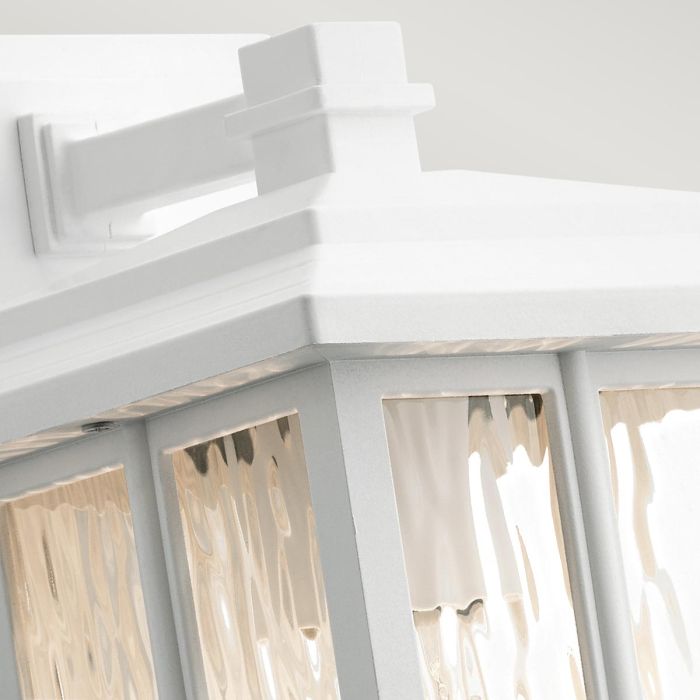 Beacon Square 1 Light Small Wall Lantern - White