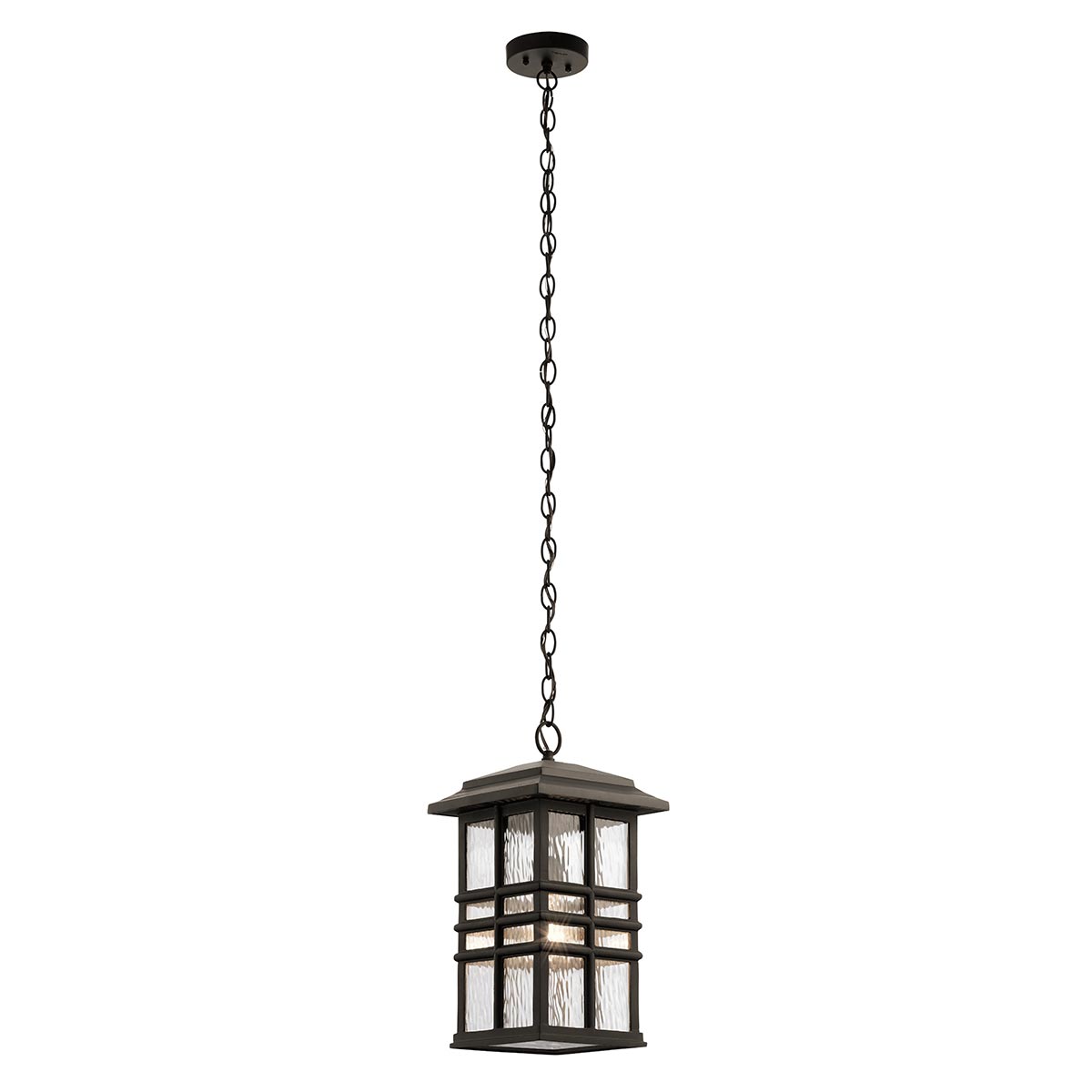 Beacon Square 1 Light Chain Lantern – Olde Bronze