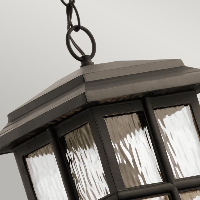 Beacon Square 1 Light Chain Lantern - Olde Bronze