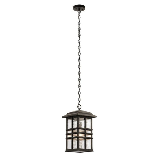 Beacon Square 1 Light Chain Lantern - Olde Bronze
