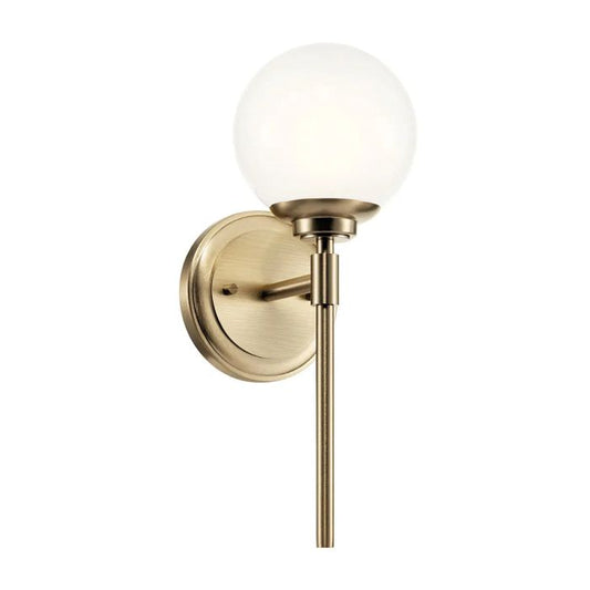 Benno 1 lt Wall Light - Champagne Bronze