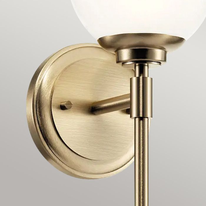 Benno 1 lt Wall Light - Champagne Bronze