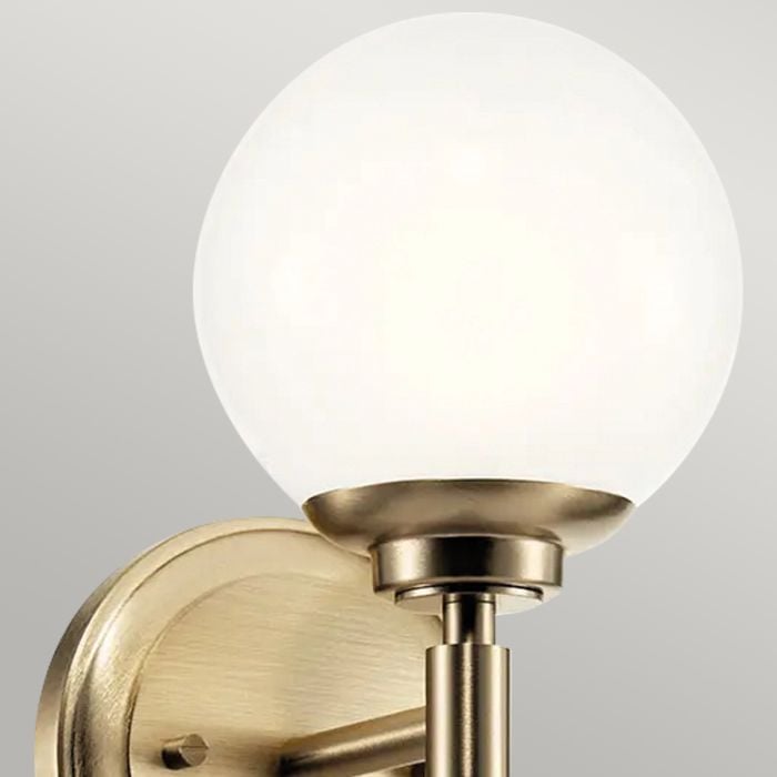 Benno 1 lt Wall Light - Champagne Bronze
