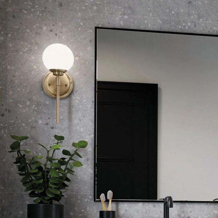 Benno 1 lt Wall Light - Champagne Bronze