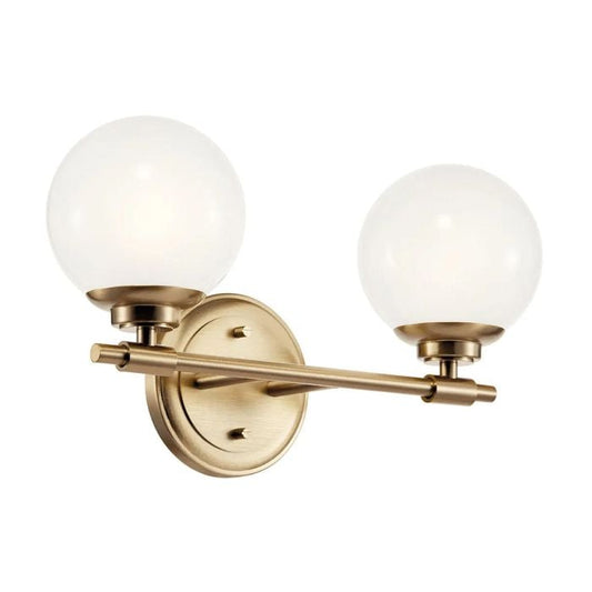 Benno 2 lt Wall Light - Champagne Bronze