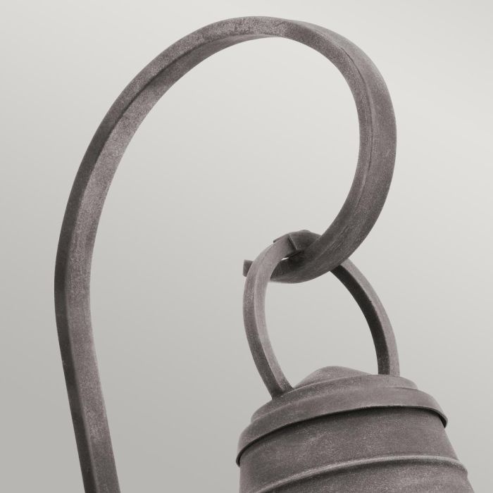 Bridgepoint 1 Light Large Wall Lantern - Weathered Zinc
