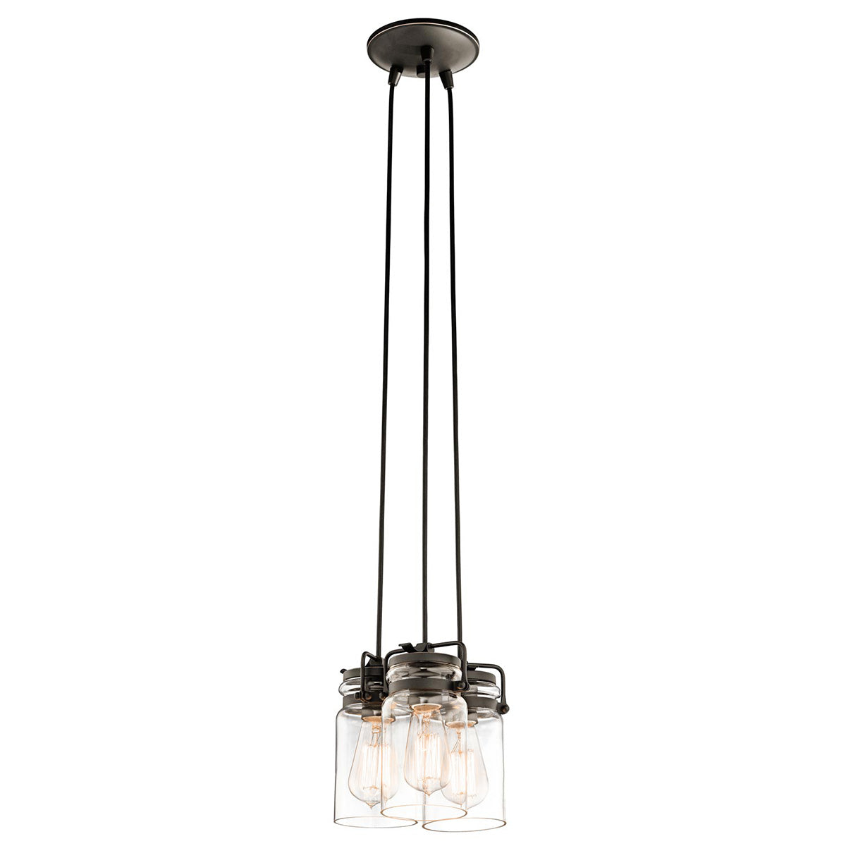 Brinley 3 Light Pendant – Olde Bronze