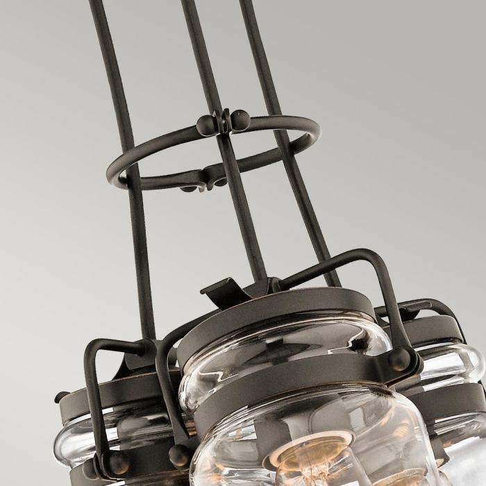 Brinley 3 Light Pendant - Olde Bronze