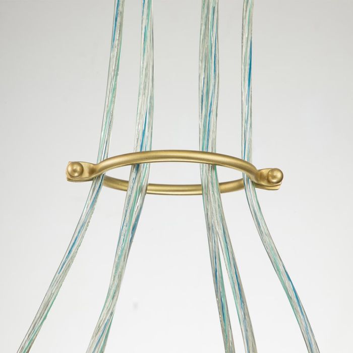 Brinley 6 Light Pendant - Brushed Brass