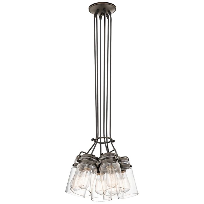 Brinley 6 Light Pendant - Olde Bronze