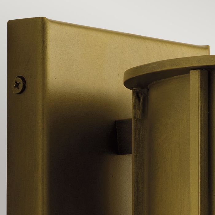 Camillo 1lt Medium Wall Lantern - Painted Natural Brass