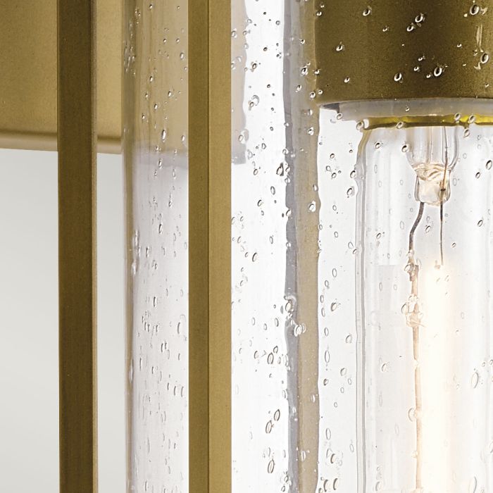 Camillo 1lt Medium Wall Lantern - Painted Natural Brass