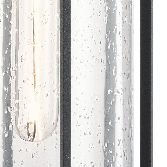 Camillo 1lt Medium Wall Lantern - Textured Black