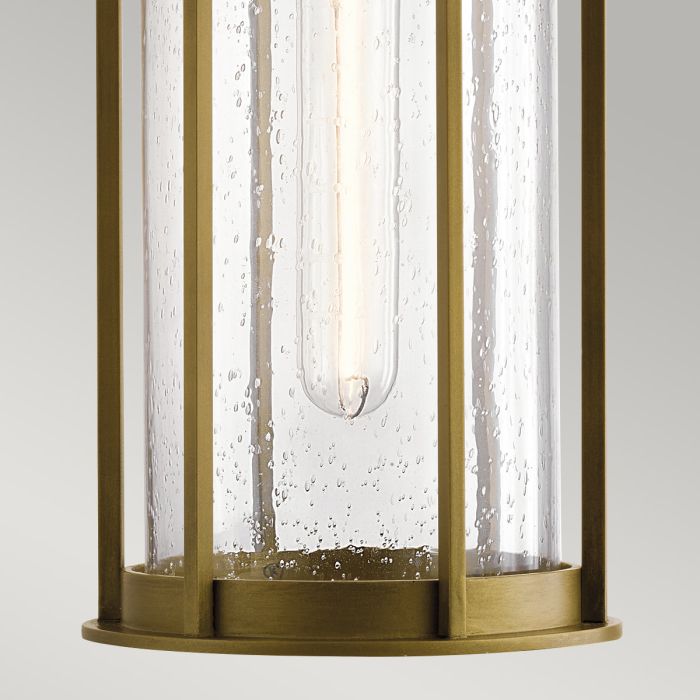 Camillo 1lt Outdoor Pendant - Painted Natural Brass