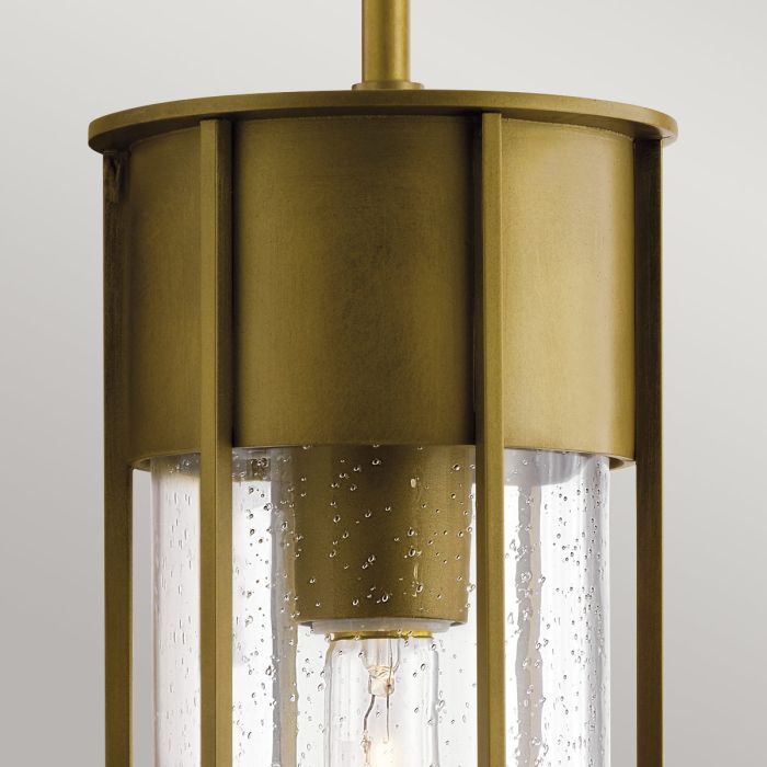 Camillo 1lt Outdoor Pendant - Painted Natural Brass