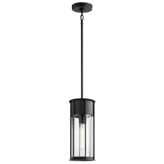 Camillo 1lt Outdoor Pendant - Textured Black