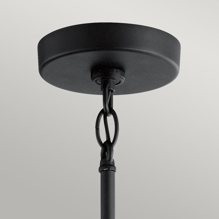 Camillo 1lt Outdoor Pendant - Textured Black