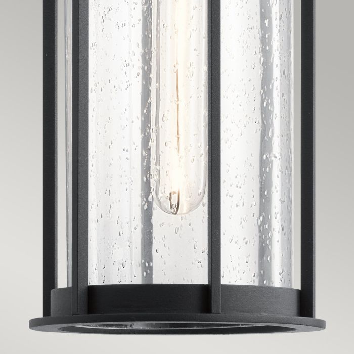 Camillo 1lt Outdoor Pendant - Textured Black