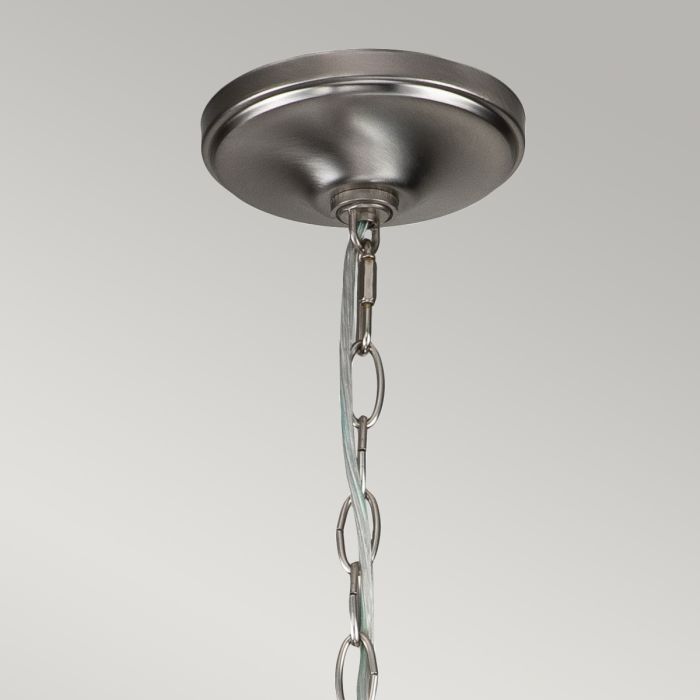 Capitol Hill 12 Light Chandelier - Brushed Nickel