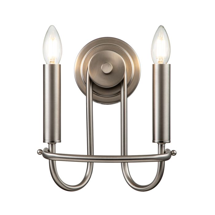 Capitol Hill 2 Light Wall light - Brushed Nickel