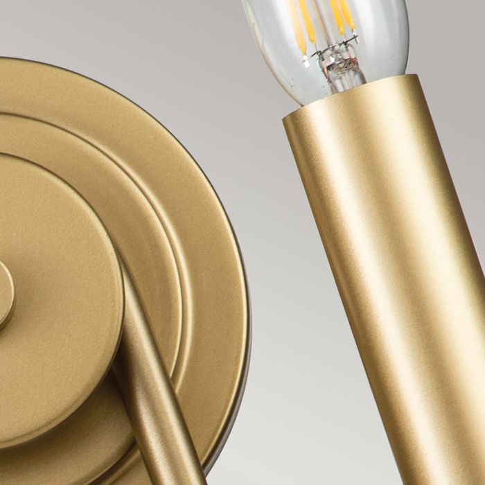 Capitol Hill 2 Light Wall light - Painted Natural Brass