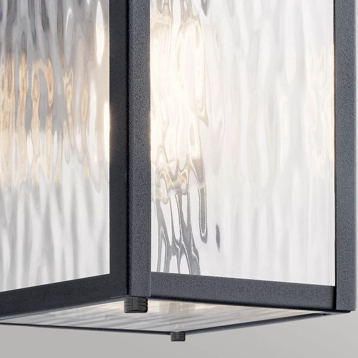 Cappanna 1 lt Small Exterior Wall Lantern - Textured Black