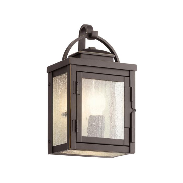 Carlson 1 Light Wall Lantern - Rubbed Bronze