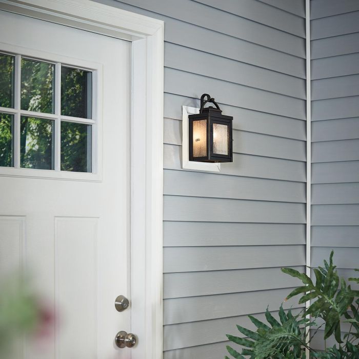 Carlson 1 Light Wall Lantern - Rubbed Bronze