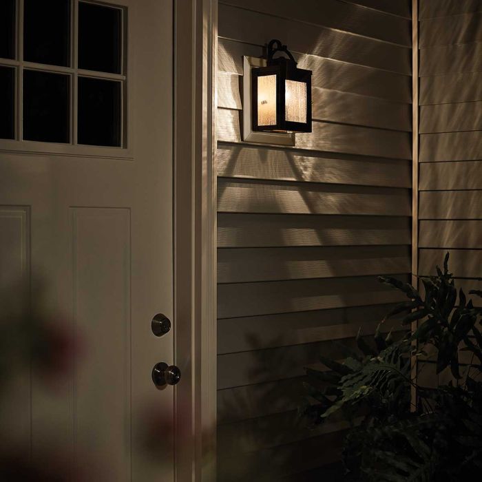Carlson 1 Light Wall Lantern - Rubbed Bronze