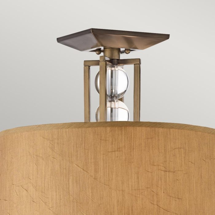 Celestial 3 Light Semi-Flush - Cambridge Bronze