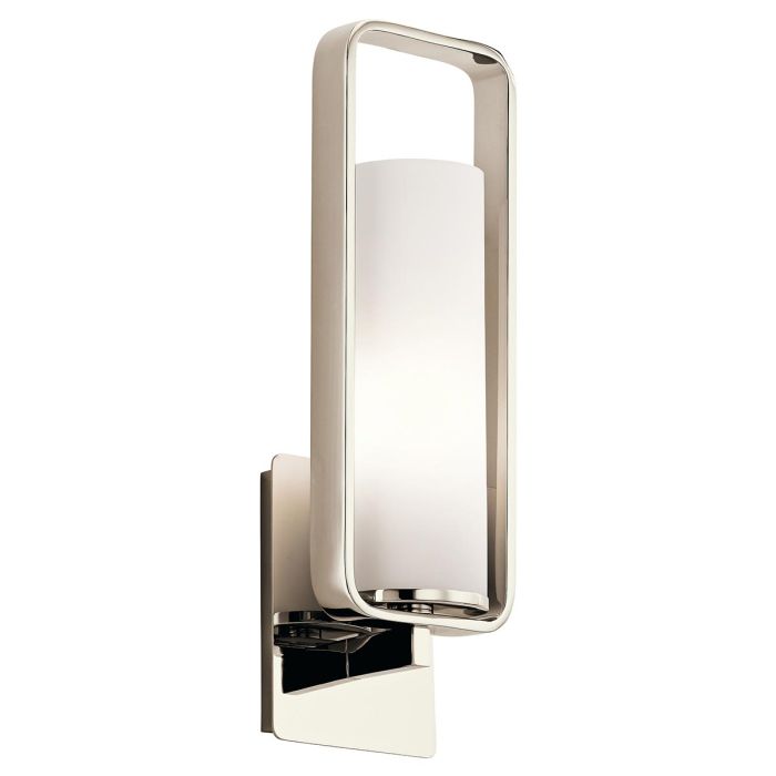 City Loft 1 Light Wall Light - Polished Nickel