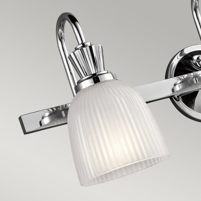 Cora 3 Light Wall Light - Polished Chrome