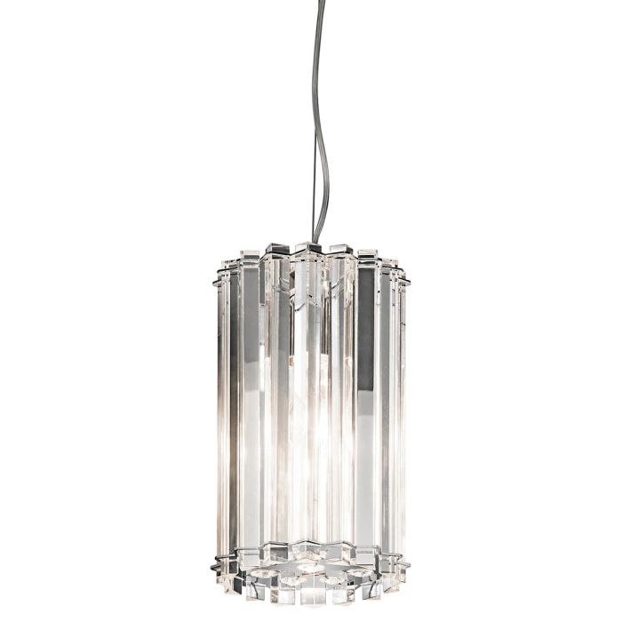 Crystal Skye 2 Light Mini Pendant - Chrome
