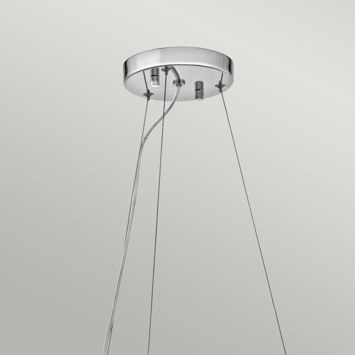 Crystal Skye 6 Light Pendant - Chrome