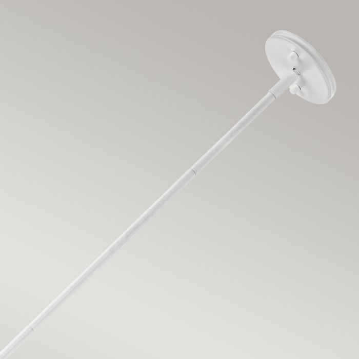 Danika 3 Light Linear Chandelier - White