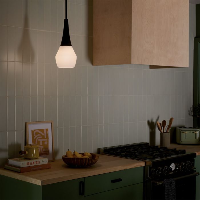 Deela 1 lt Ceiling Pendant - Black