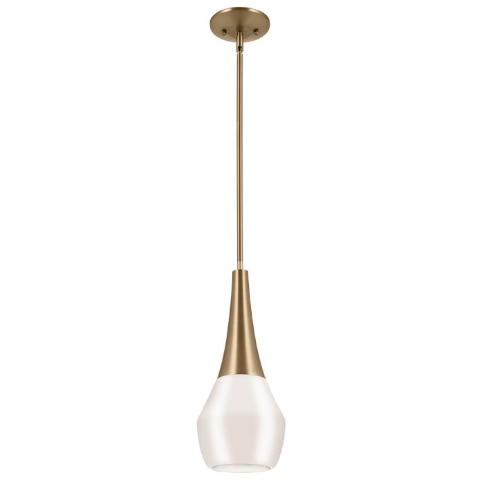 Deela 1 lt Ceiling Pendant - Champagne Bronze
