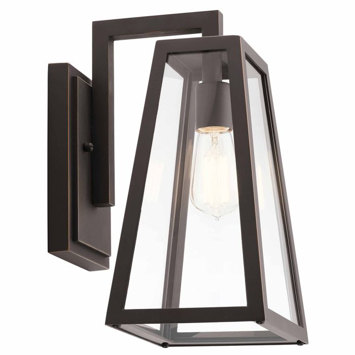 Delison 1 Light Wall Lantern - Medium - Rubbed Bronze