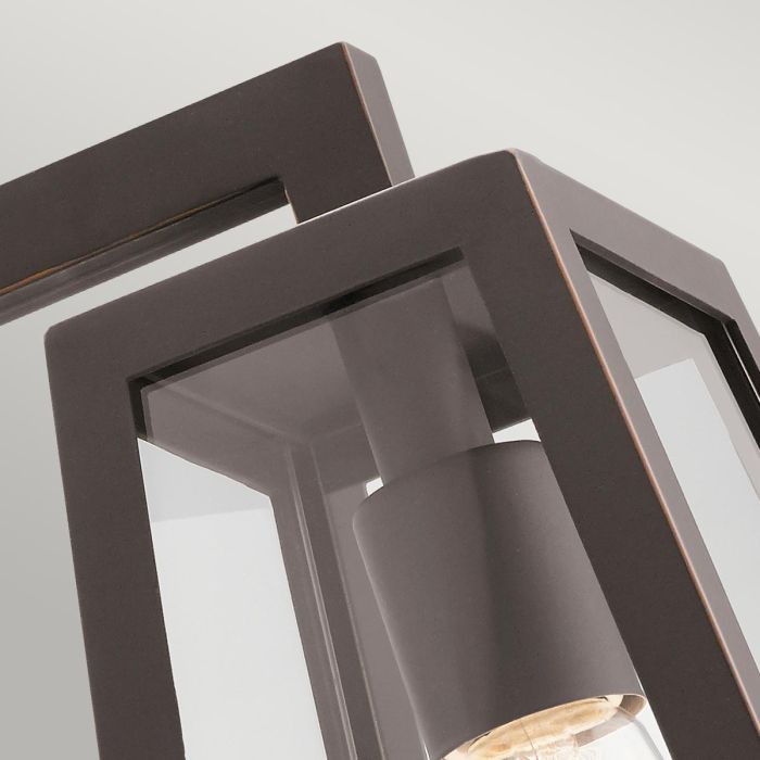 Delison 1 Light Wall Lantern - Medium - Rubbed Bronze