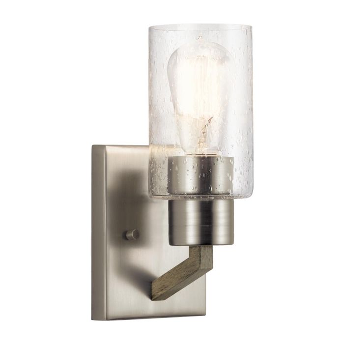 Deryn 1 Light Wall Light - Distressed Antique Grey