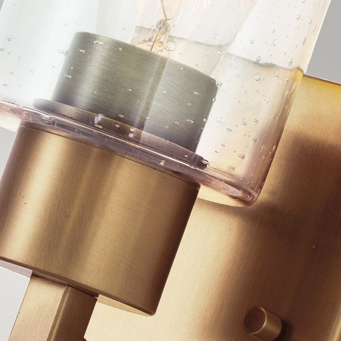 Deryn 1 Light Wall Light - Natural Brass