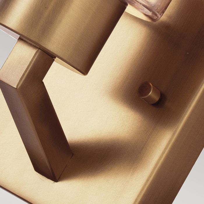 Deryn 1 Light Wall Light - Natural Brass