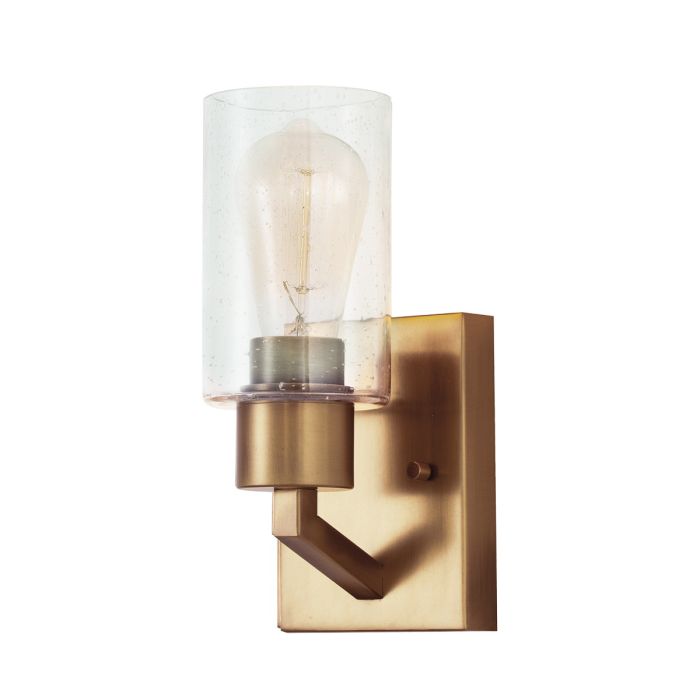Deryn 1 Light Wall Light - Natural Brass