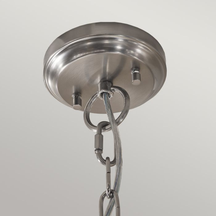 Deryn 5 Light Chandelier - Distressed Antique Grey