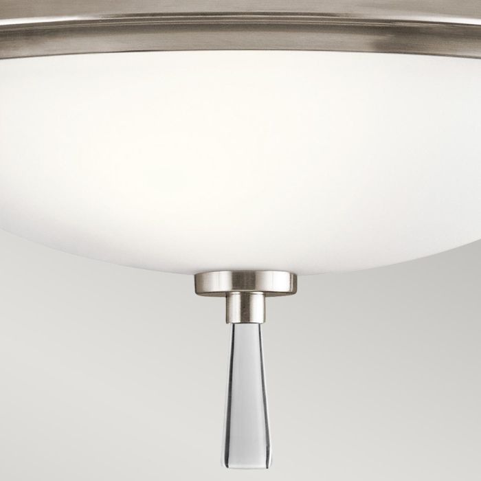 Dreyfus 3 Light Semi-Flush - Classic Pewter